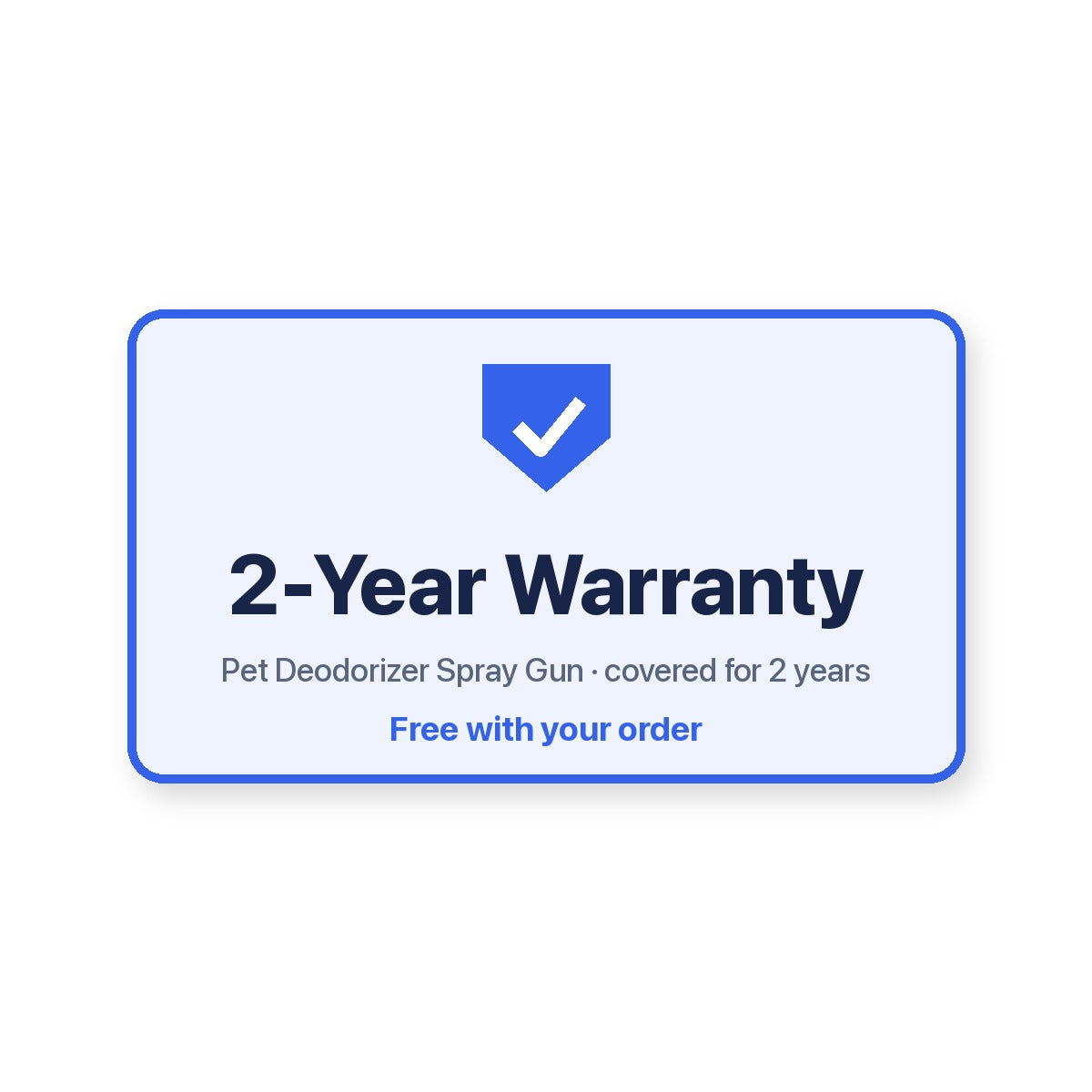 2-Year Warranty