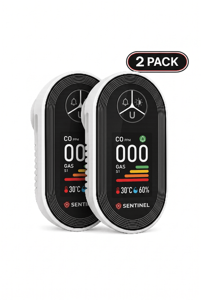 Sentinel 4-in-1 Carbon Monoxide and Gas Detector Plug-In