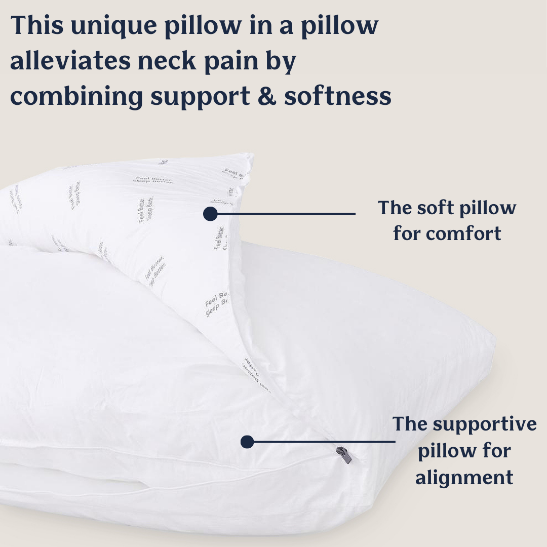 Aeyla The Dual Pillow 2-in-1 Neck Support