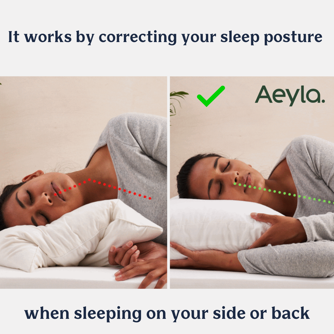 Aeyla The Dual Pillow 2-in-1 Neck Support