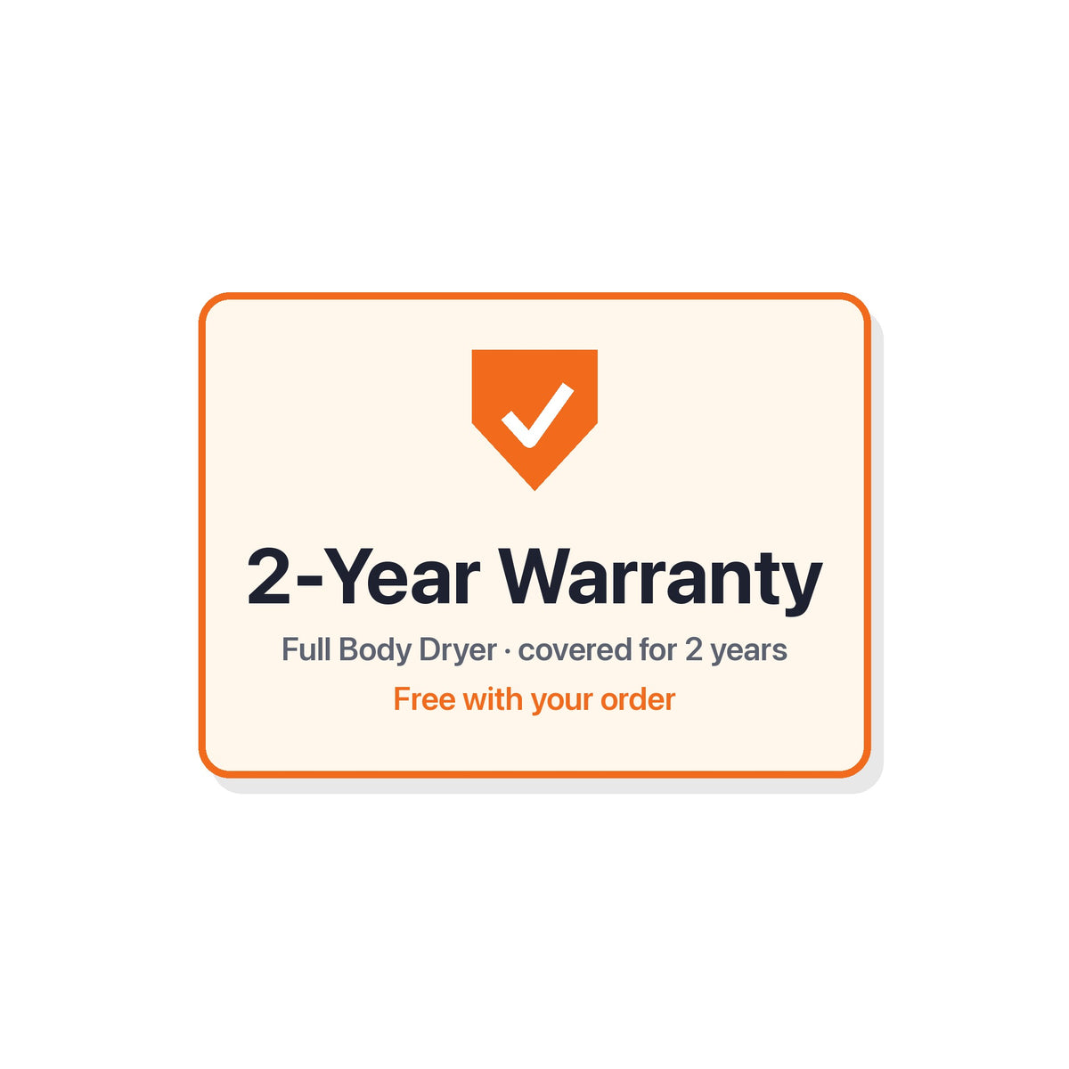 2-Year Warranty