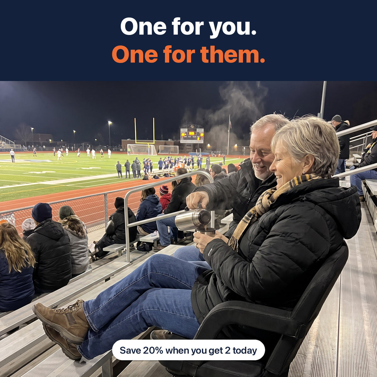Marlo™ Heated Stadium Seat