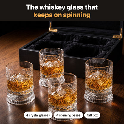 Marlo™ Spinning Whiskey Glasses