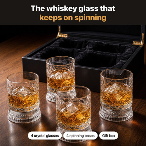 Marlo™ Spinning Whiskey Glasses