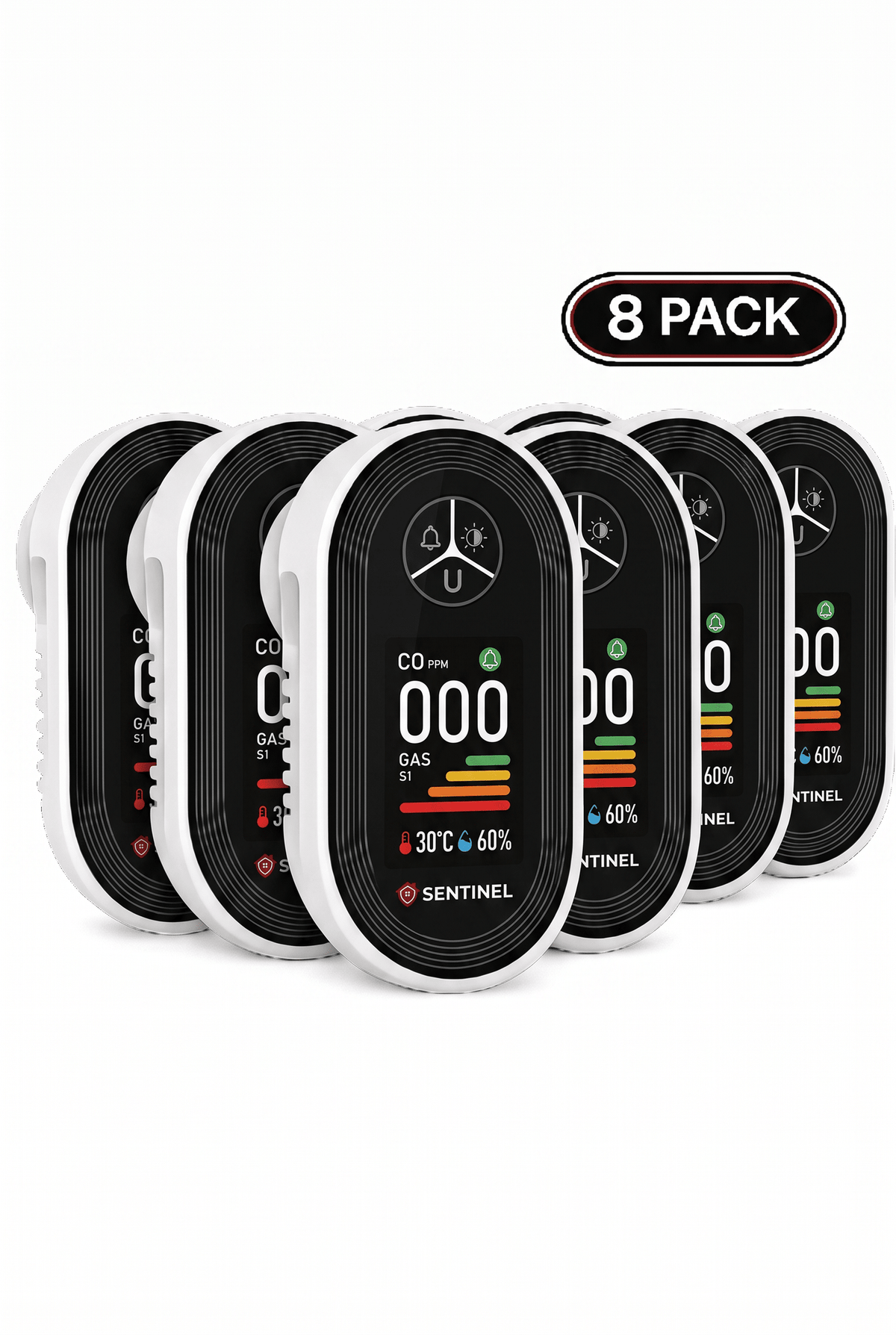 Sentinel 4-in-1 Carbon Monoxide and Gas Detector Plug-In