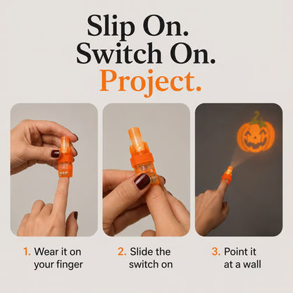 Halloween Finger Projector Rings