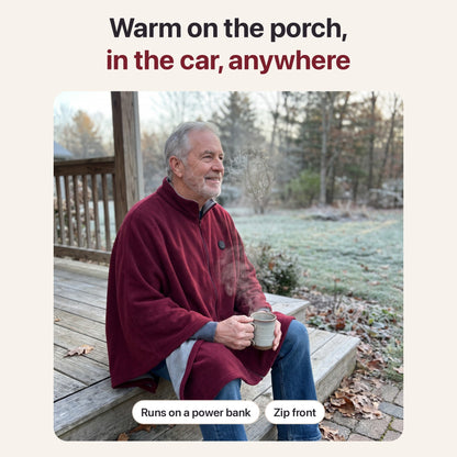 Warm on the porch, in the car, anywhere