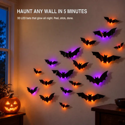 Spooky Glow 3D Bat Lights™