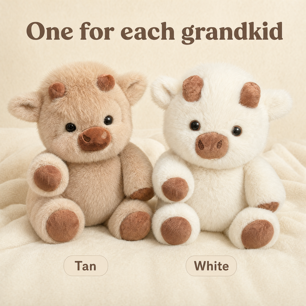 Marlo™ Running Highland Cow Plush