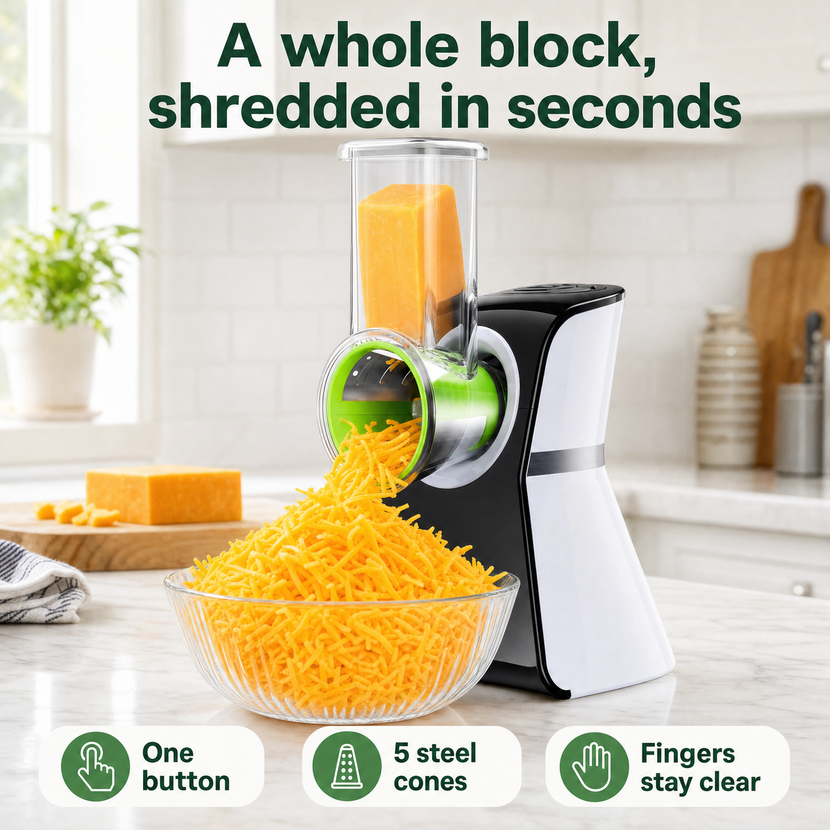 Marlo™ Electric Cheese Grater