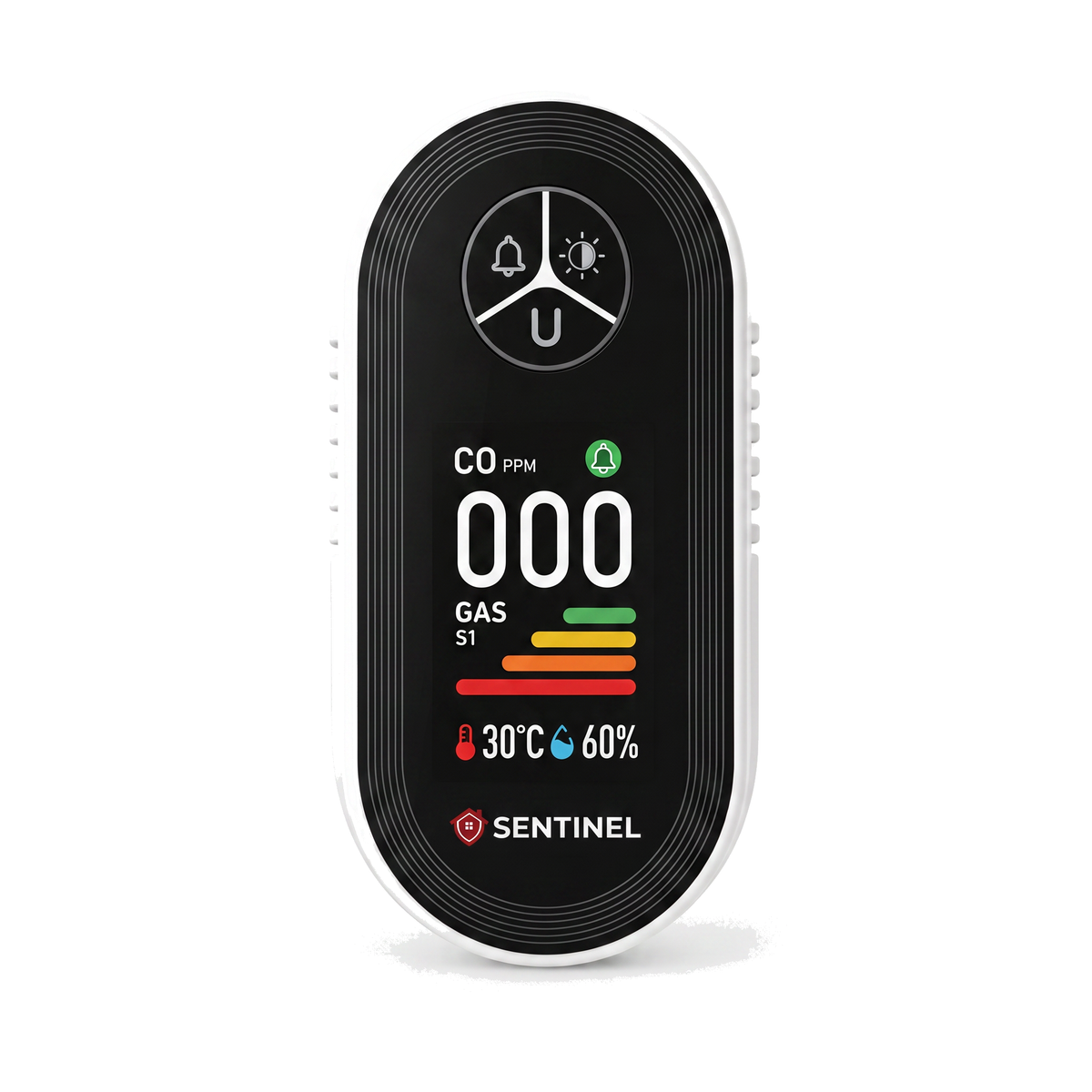 Sentinel 4-in-1 Carbon Monoxide and Gas Detector Plug-In